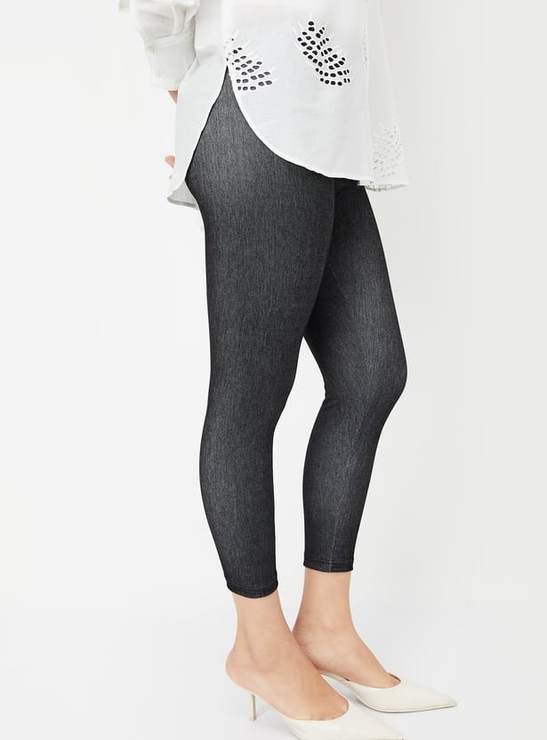 Women Solid Flexi Leggings